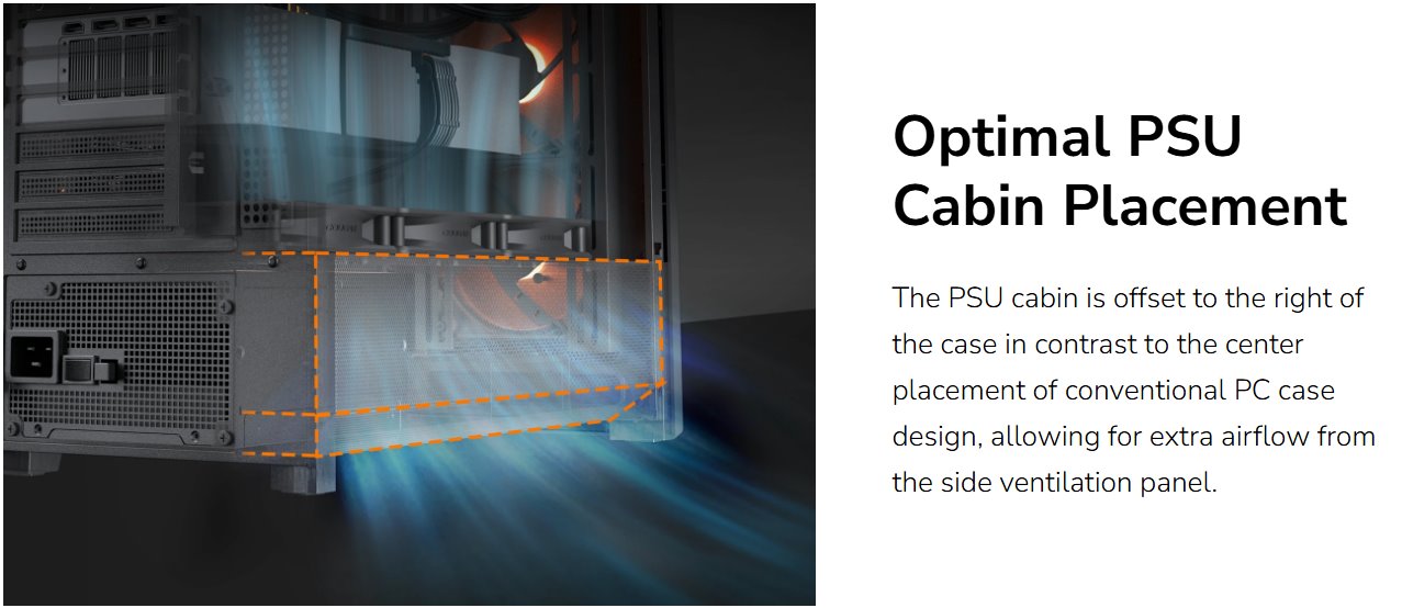 COUGAR PC skříň MX230 White RGB Mid Tower Mesh Front Panel 4 x 120mm ARGB Fans TG Left Panel