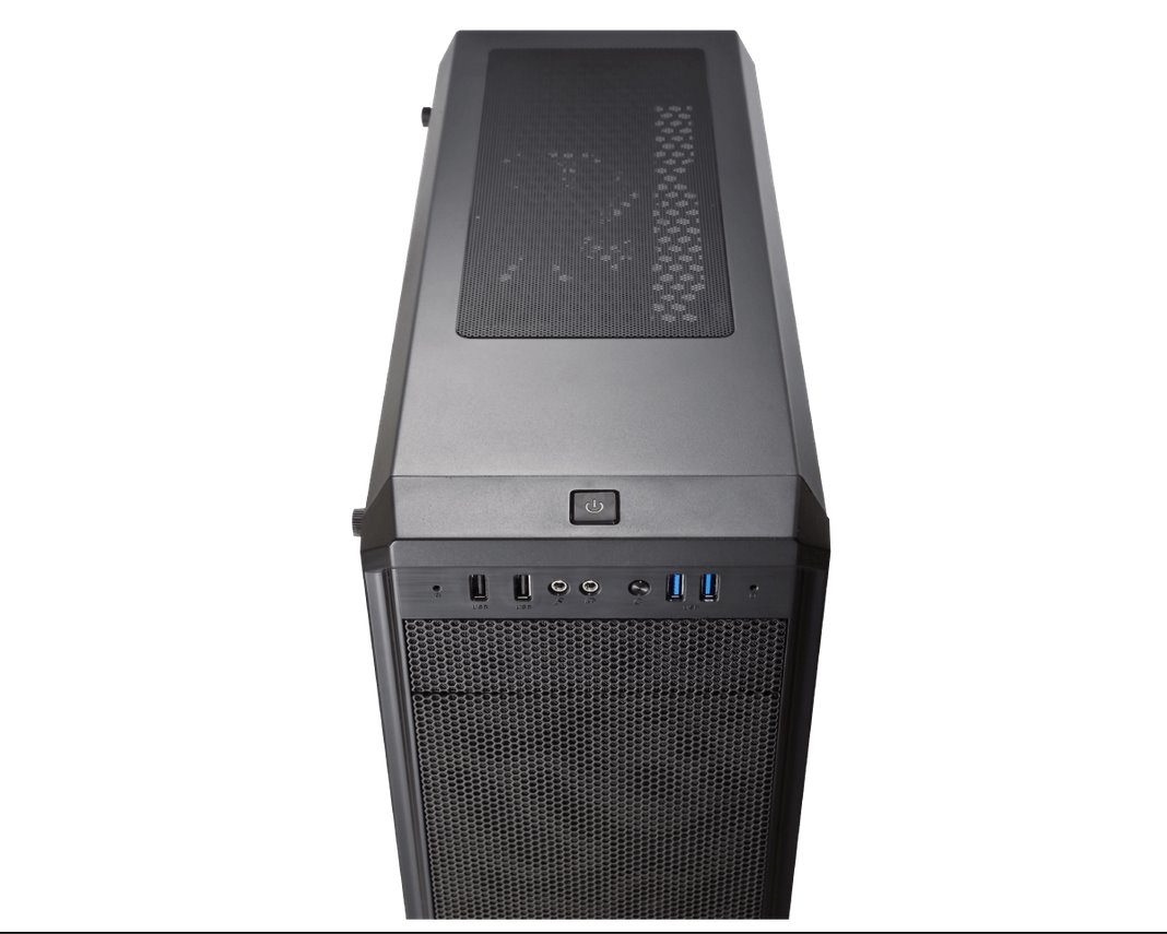 COUGAR PC skříň MX330-G Mid Tower Mesh Front Panel 1 x 120mm Fan TG Left Panel