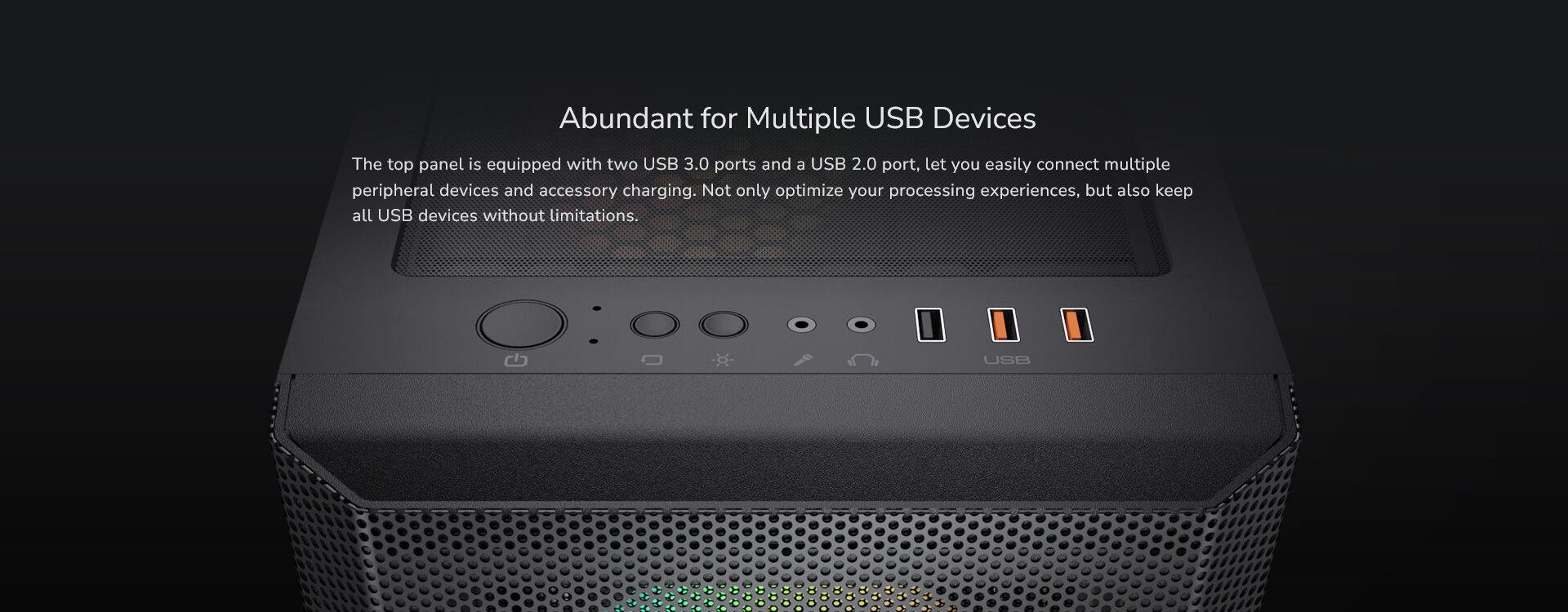 COUGAR PC skříň MX430 Mesh RGB Black Mid Tower Mesh Front Panel 3 x ARGB Fans 4mm TG Left Panel