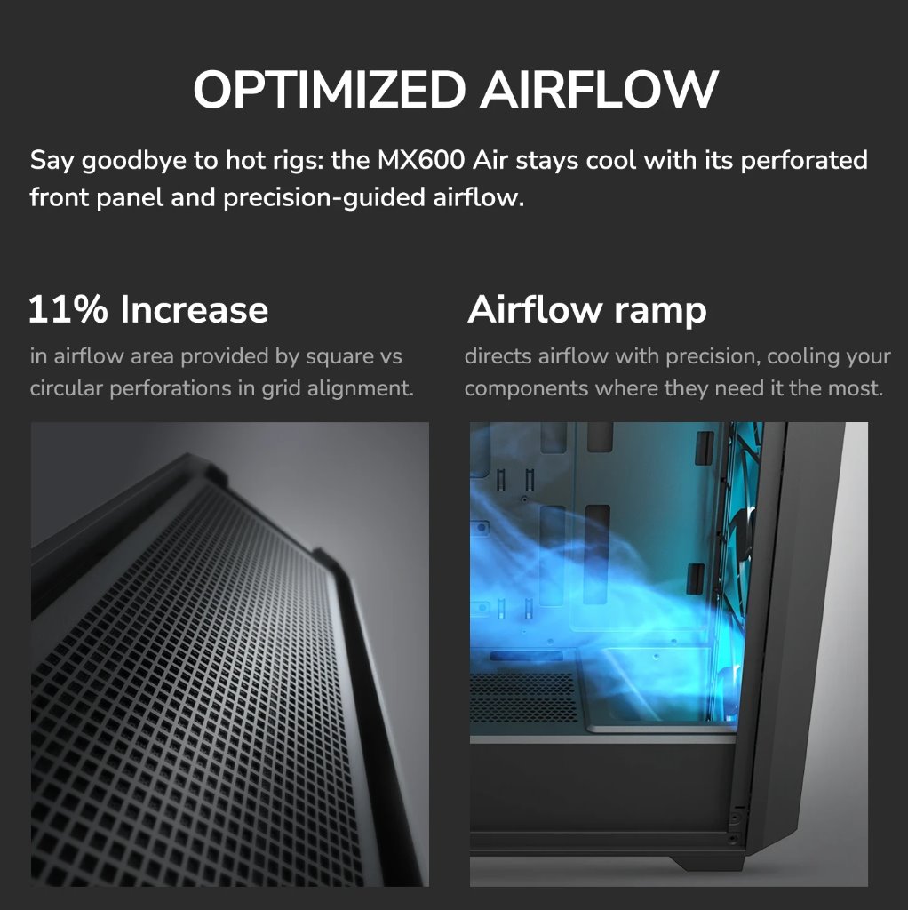 COUGAR PC skříň MX600 Air Black Mid