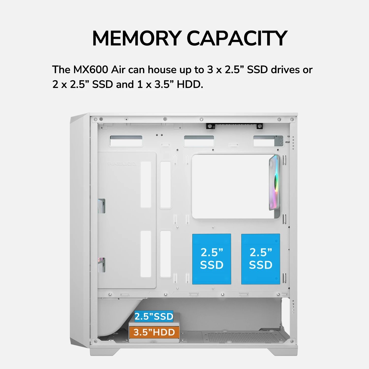 COUGAR PC skříň MX600 Air Black Mid