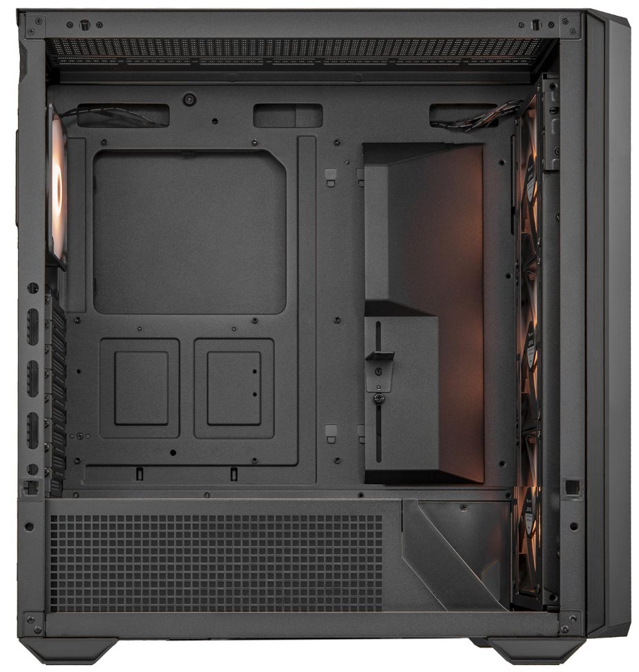 COUGAR PC skříň MX600 Black Mid Tower Mesh Front Panel 3 x 140mm + 1 x 120mm Fans TG Left Panel