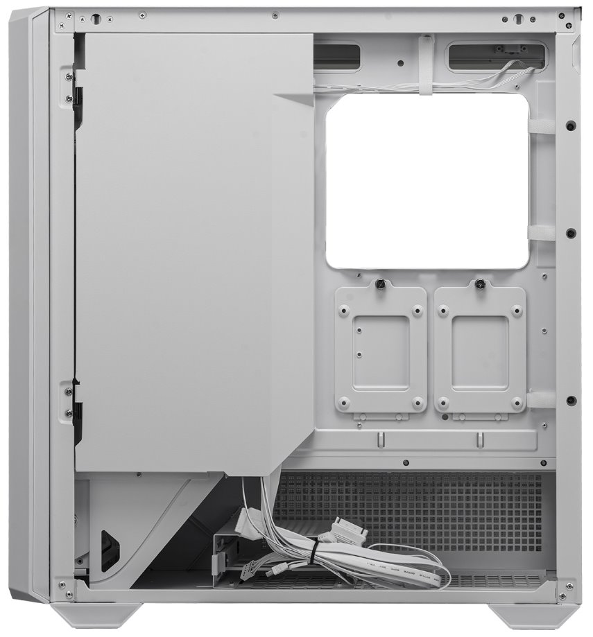 COUGAR PC skříň MX600 White Mid Tower Mesh Front Panel 3 x 140mm + 1 x 120mm Fans TG Left Panel