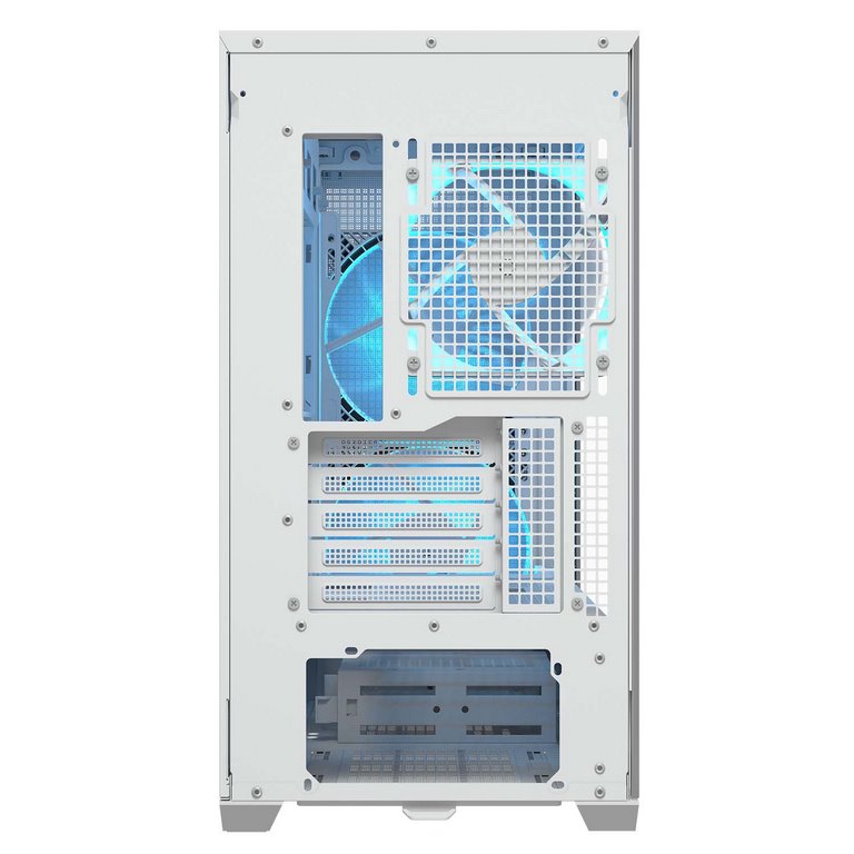 COUGAR PC skříň MX600 White Mini Tower Mesh Front Panel 2 x 160mm + 1 x 120mm Fans TG Left Panel