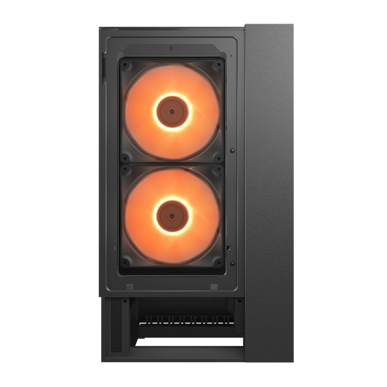 COUGAR PC skříň OMNYX Black Mid Tower Mesh Front Panel 2 x 160mm ARGB Fan, Rear Panel 2x 160mm ARGB Fan