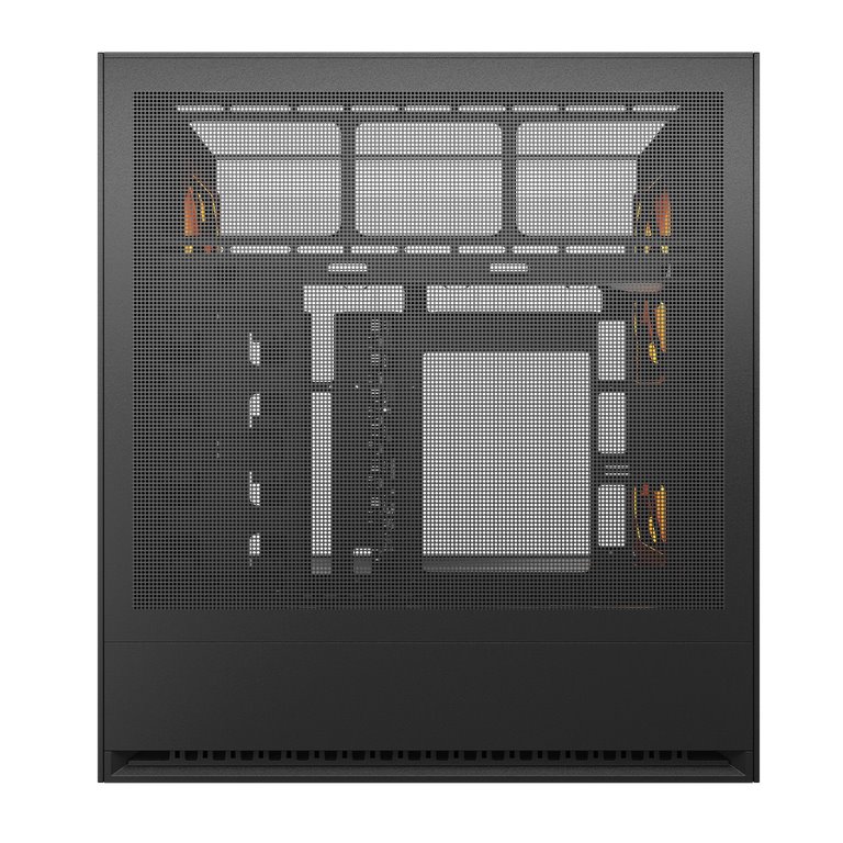 COUGAR PC skříň OMNYX Black Mid Tower Mesh Front Panel 2 x 160mm ARGB Fan, Rear Panel 2x 160mm ARGB Fan
