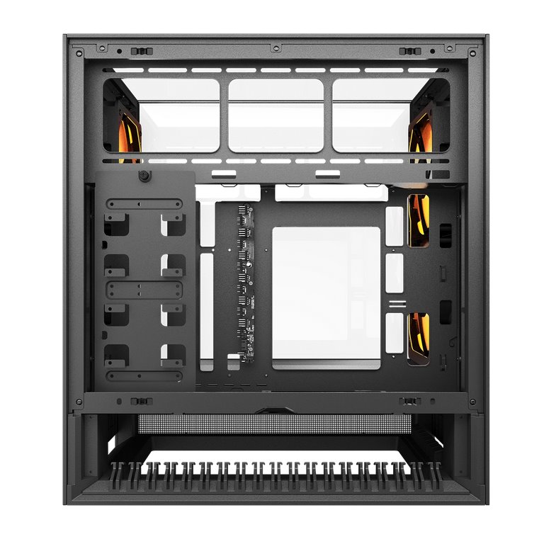 COUGAR PC skříň OMNYX Black Mid Tower Mesh Front Panel 2 x 160mm ARGB Fan, Rear Panel 2x 160mm ARGB Fan