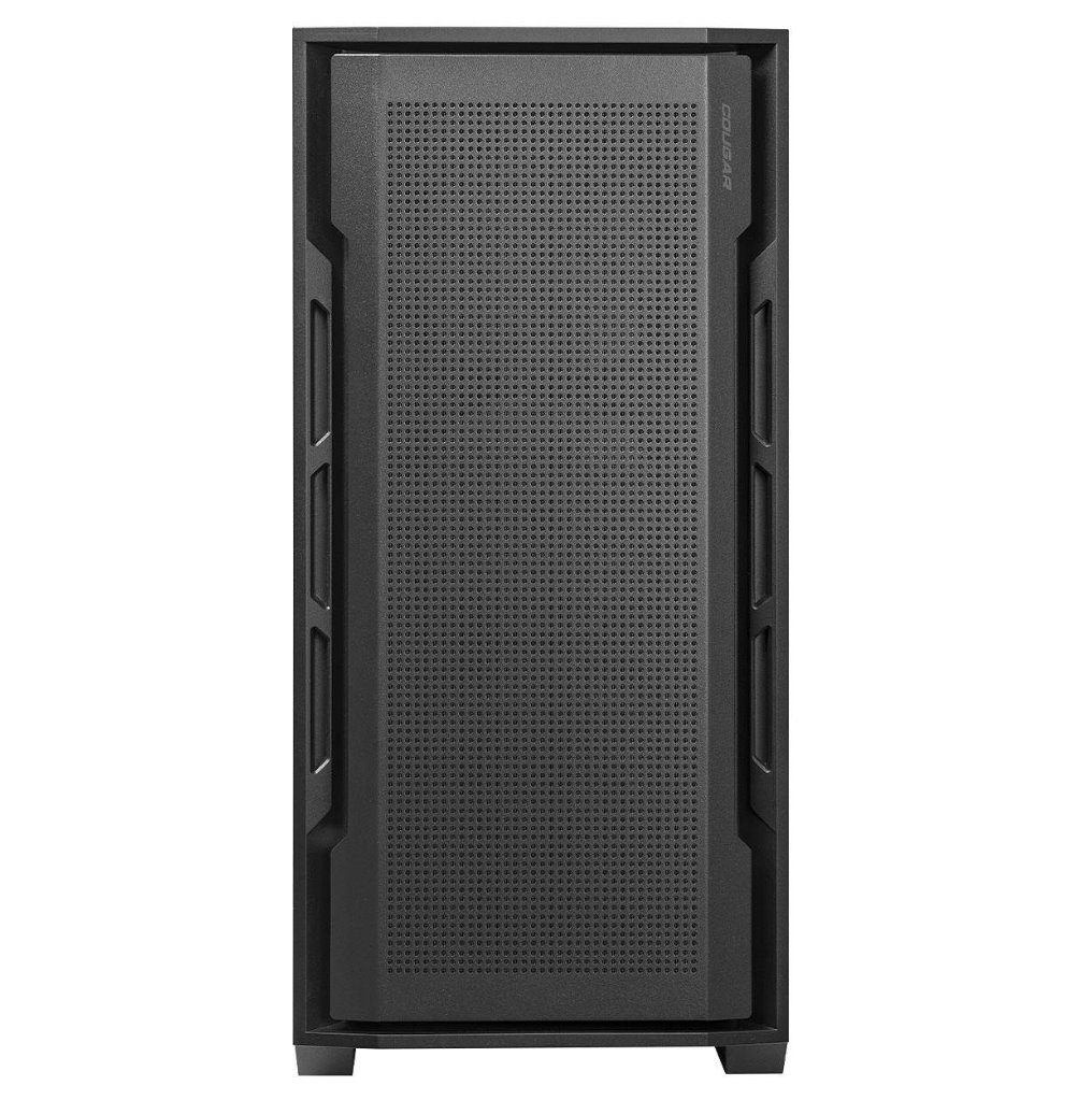 COUGAR PC skříň UNIFACE Black Mid Tower Mesh Front Panel 2 x ARGB Fans TG Left Panel