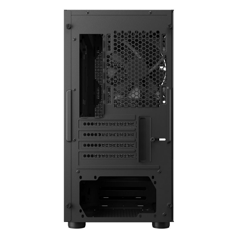 COUGAR PC skříň UNIFACE Black Mini Tower Mesh Front Panel 1x 120mm Fan TG Left Panel
