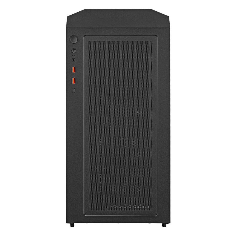 COUGAR PC skříň UNIFACE RGB Black Mid Tower Mesh Front Panel 4 x 120mm ARGB Fans TG Left Panel