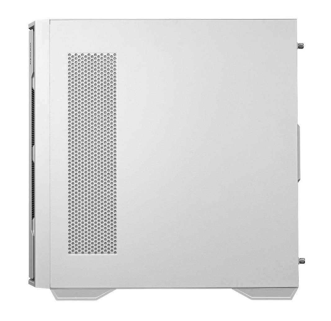 COUGAR PC skříň UNIFACE RGB White Mid Tower Mesh Front Panel 4 x 120mm ARGB Fans TG Left Panel