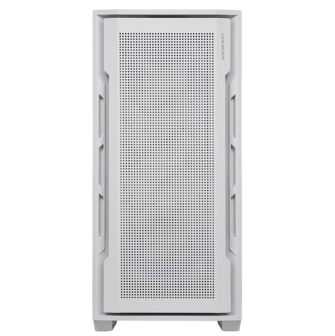 COUGAR PC skříň UNIFACE White Mid Tower Mesh Front Panel 2 x ARGB Fans TG Left Panel