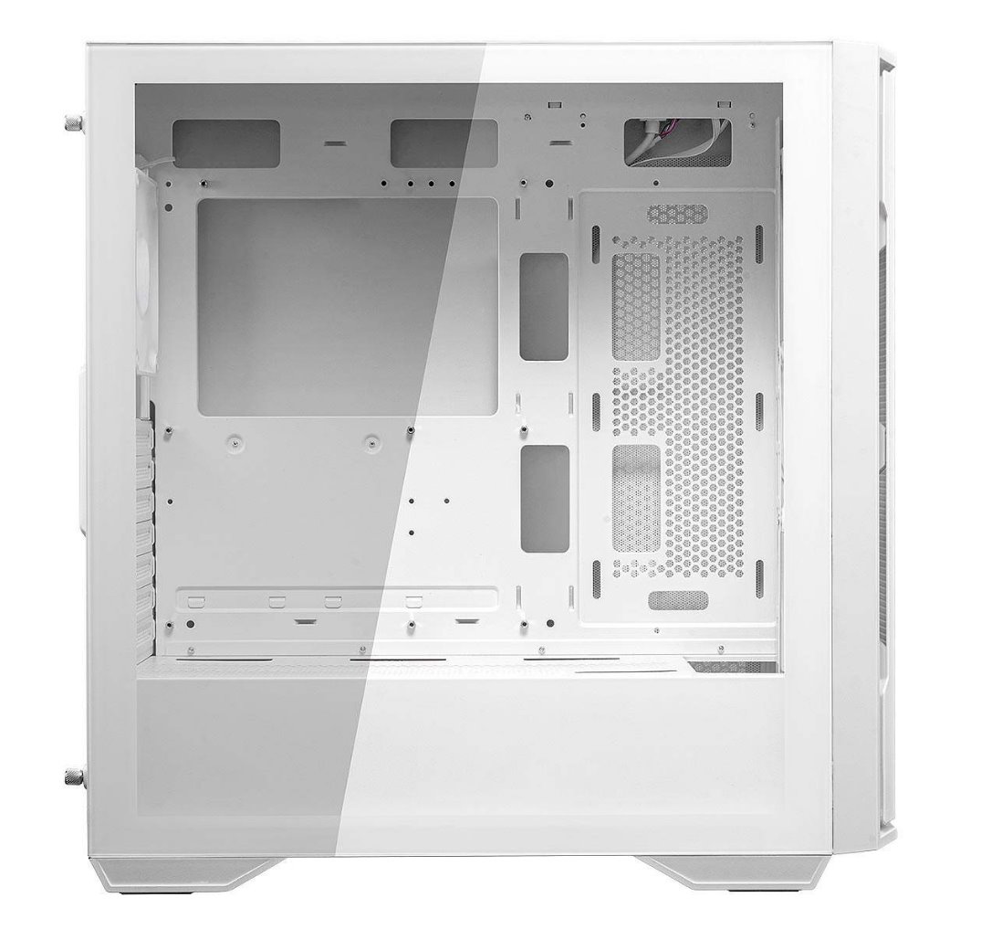 COUGAR PC skříň UNIFACE White Mid Tower Mesh Front Panel 2 x ARGB Fans TG Left Panel