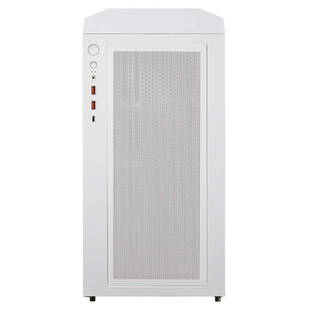 COUGAR PC skříň UNIFACE White Mid Tower Mesh Front Panel 2 x ARGB Fans TG Left Panel