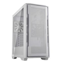 COUGAR PC skříň UNIFACE White Mid Tower Mesh Front Panel 2 x ARGB Fans TG Left Panel