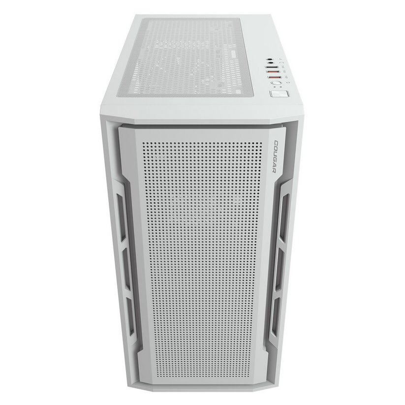 COUGAR PC skříň UNIFACE White Mini Tower Mesh Front Panel 1x 120mm Fan TG Left Panel