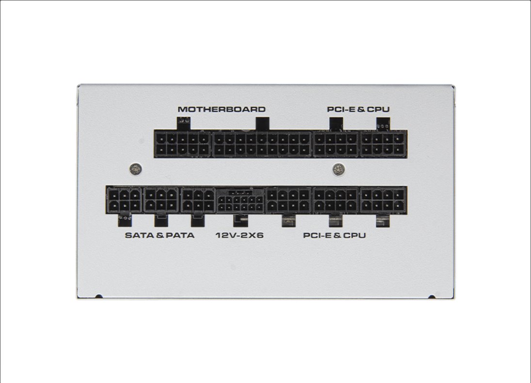 COUGAR PC zdroj GEX X2 850W SNOW 80+ Gold, modulární (PCI-e 5.0 GPU 12+4 Pin)