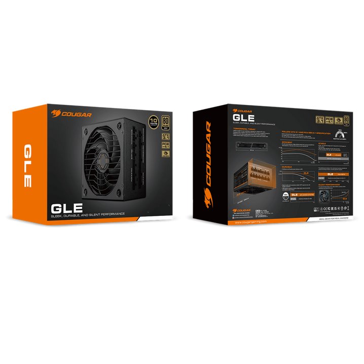 COUGAR PC zdroj GLE 1000W 80+ Gold, Fully modular