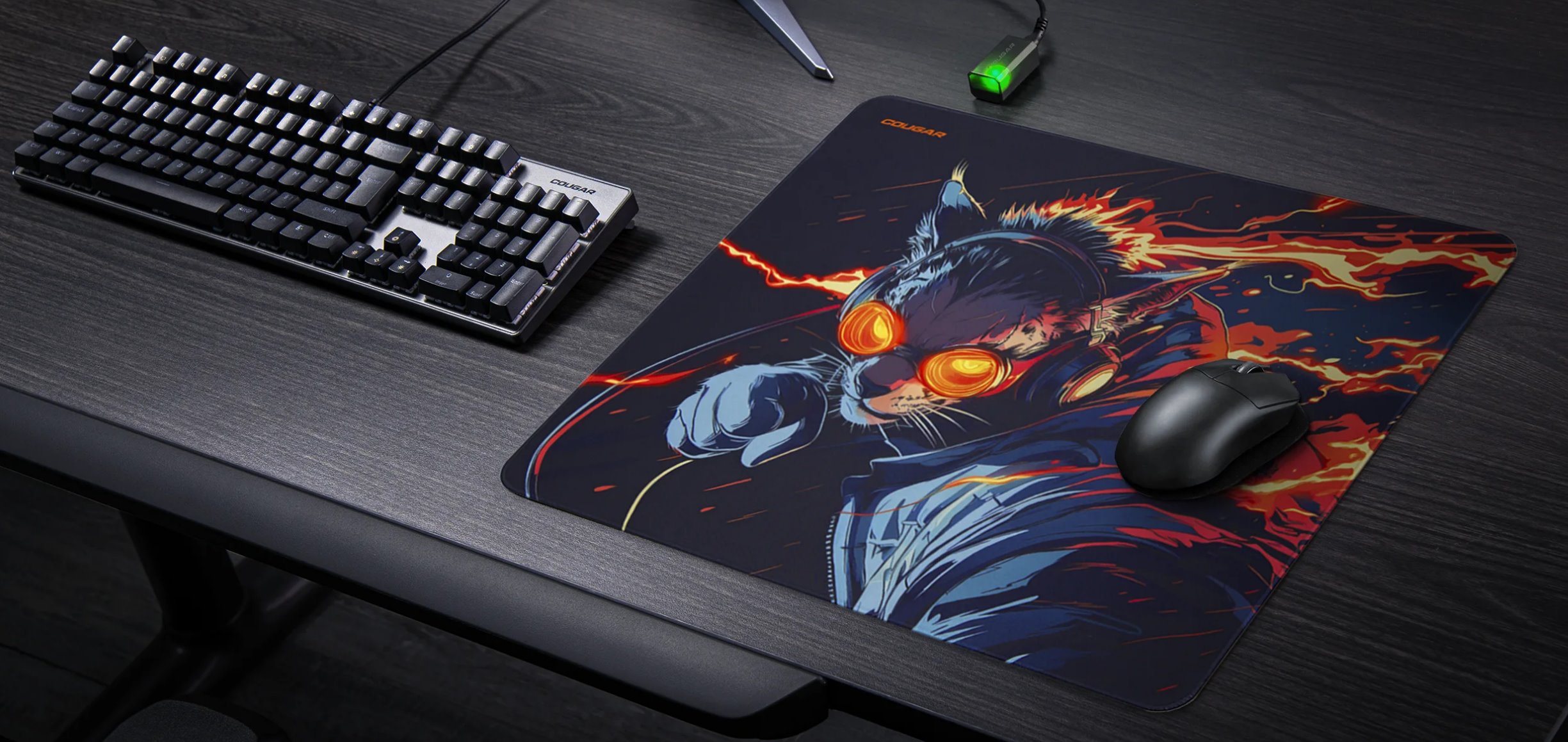 COUGAR podložka pod myš BEAKER L 450 x 400