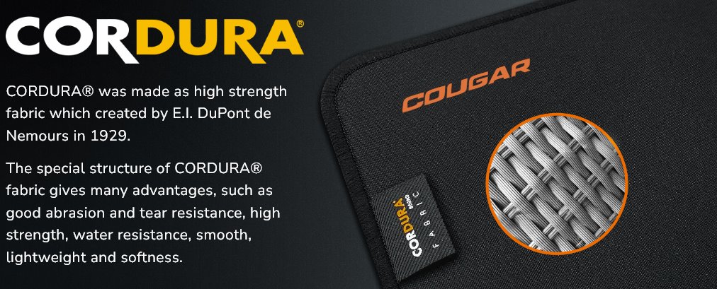 COUGAR podložka pod myš FREEWAY M 320 x 270 x 3mm