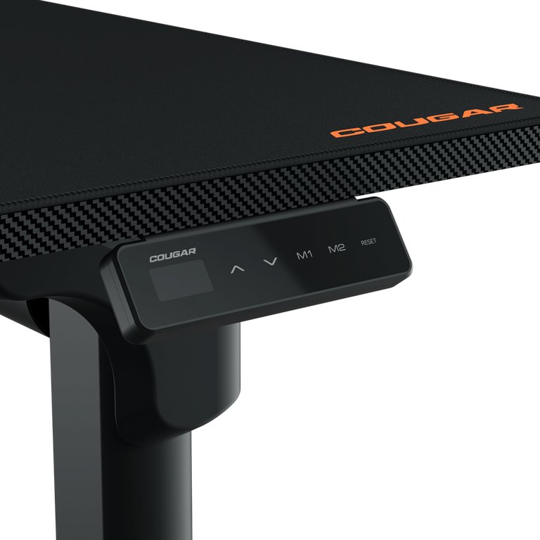 COUGAR stůl E-GRAV 160 elictric 1600 x 750 x 15 mm, 730~1180mm Silent Dual Motor Drive