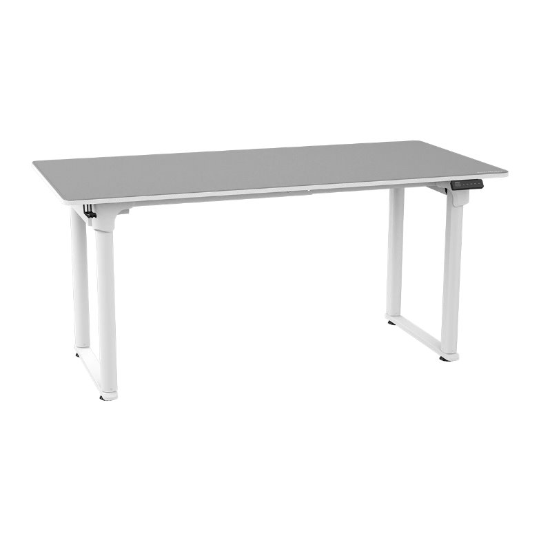 COUGAR stůl E-GRAV 160 WHITE elictric 1600 x 750 x 15 mm, 730~1180mm Silent Dual Motor Drive