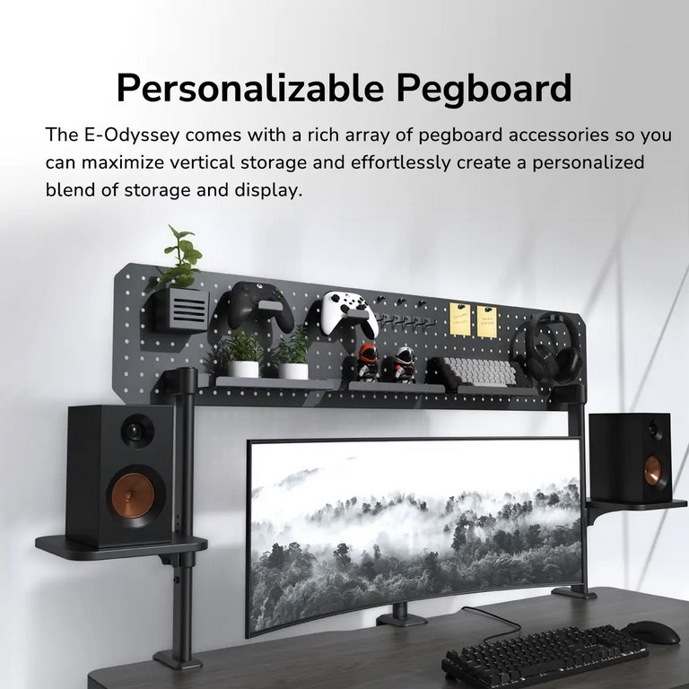 COUGAR stůl E-ODYSSEY 150 elictric 1500 x 700 x 25 mm, 730~1180mm Silent Dual Motor Drive