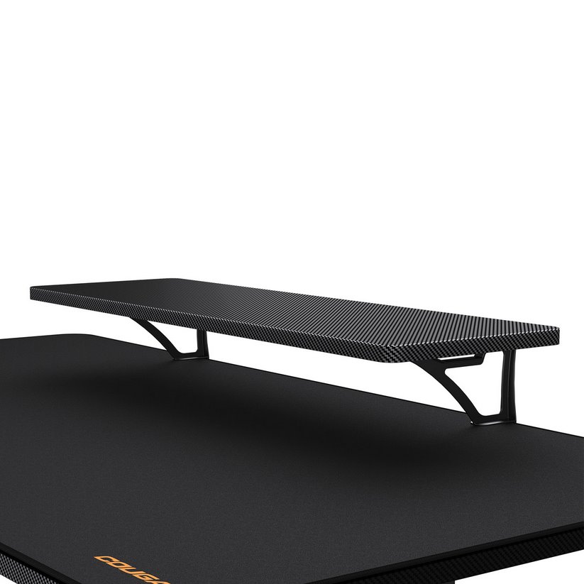 COUGAR stůl E-STAR 140 electric 1400 x 600 x 15, 720-1170mm, carbon design, monitor stand, pad, paměť nastavení 2 módy