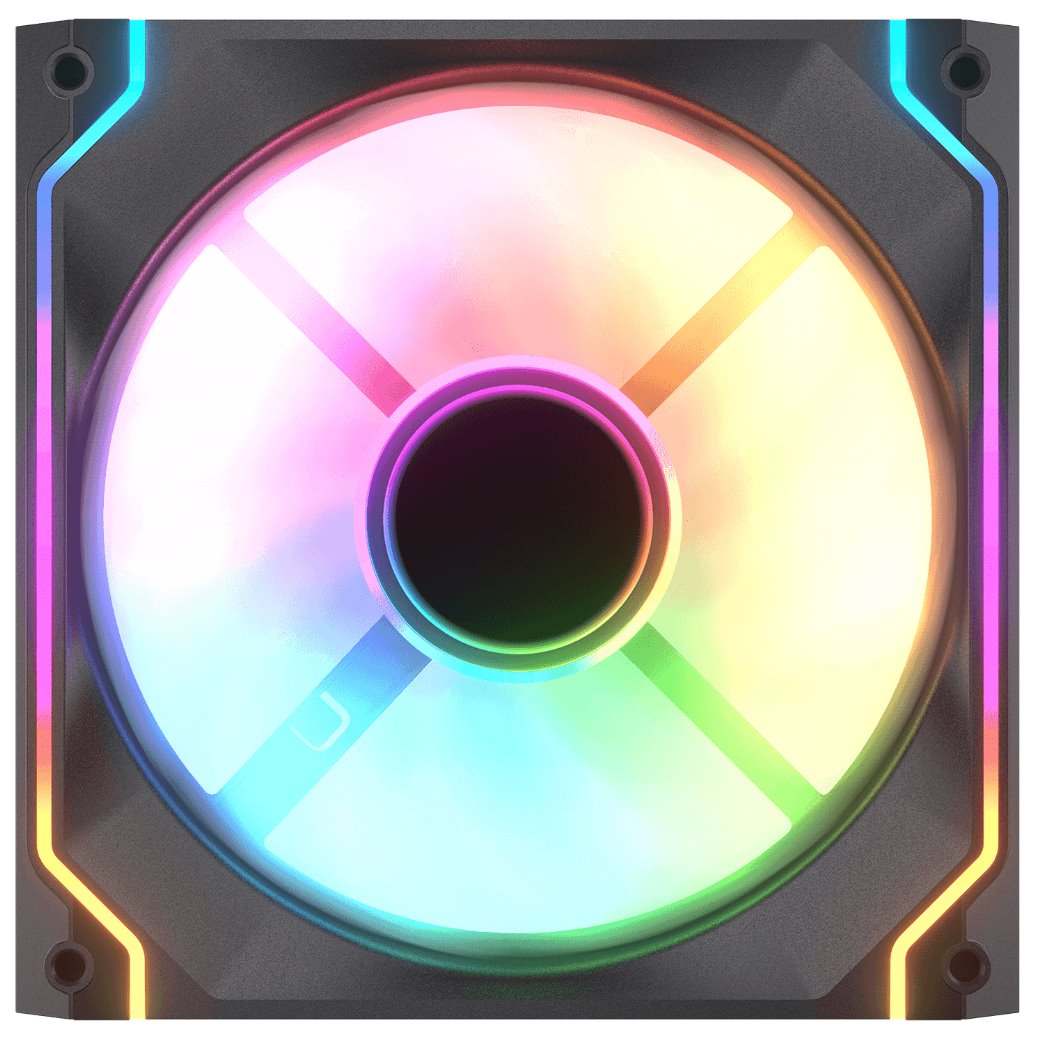 COUGAR ventilátor C140 ARGB black REVERSE BALDE 140mm lightning & power management control