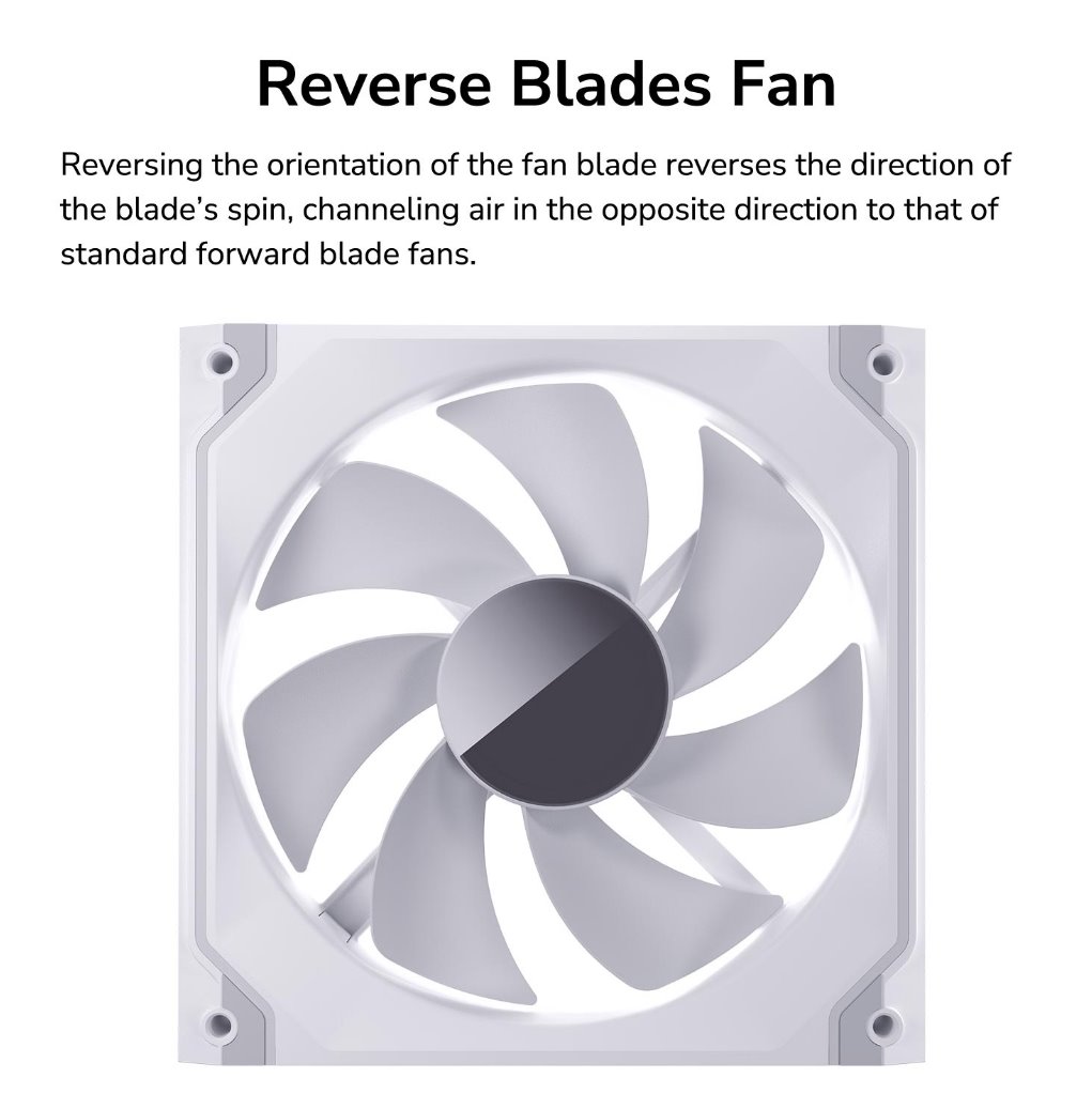 COUGAR ventilátor C140 ARGB black REVERSE BALDE 140mm lightning & power management control