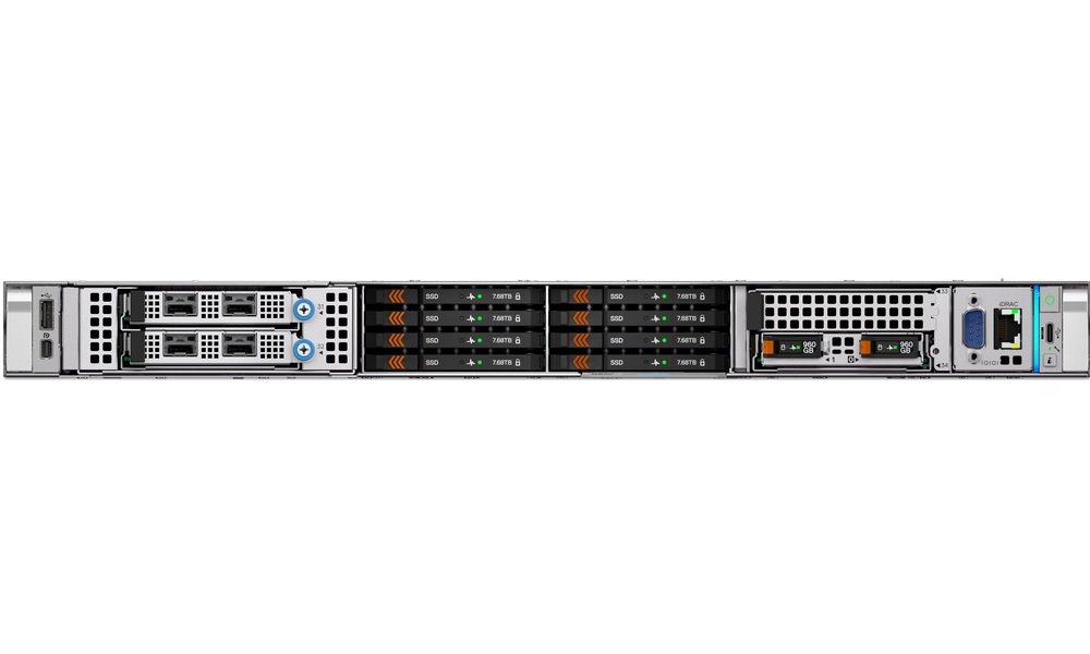DELL PowerEdge R470 6507P, 1x32GB, 2x480GB SSD, 8x2.5" HP, H965i, iDRAC 10 Ent., 2x1100W, 1U, Rack, 3Y Basic on-site