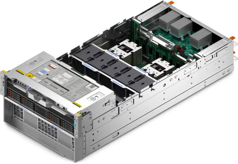 DELL PowerEdge XE9785 2x9455, 24x96GB, 2x3.84TB E3.5 G5 NVMe, iDRAC 10 Dat., 12x3200W, 10U, Rack, 3Y PS NBD