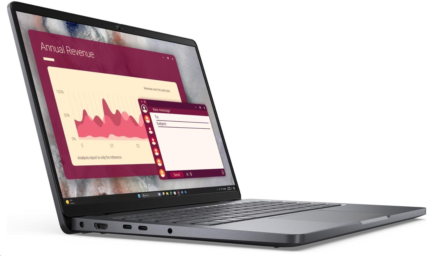 Dell Pro 14 PC14255/AMD Ryzen 5 220/16GB/512SSD/14" FHD+ /IR Cam & Mic/NO AC Adapter/WLAN/Backlit Kb/W11P/3Y PS NBD