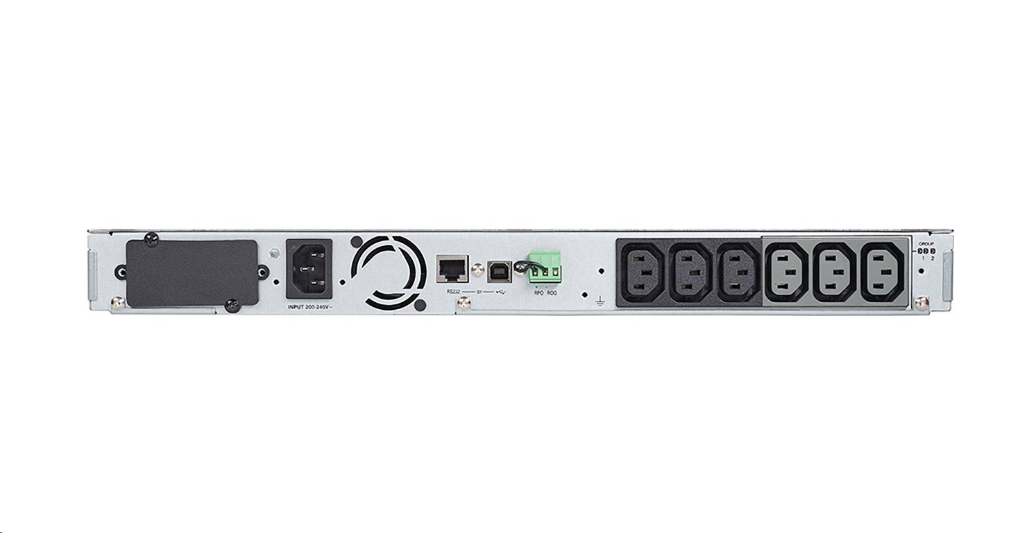 EATON UPS 5P 1550GR Li-Ion, Line-interactive, Rack 1U, 1550VA/1100W, výstup 6x IEC C13, USB, displej, sinus,slot pro LAN