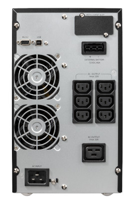EATON UPS 9E 3000VA, On-line, Tower, 3000VA/2400W, výstup 6/1x IEC C13/19, USB, displej, sinus