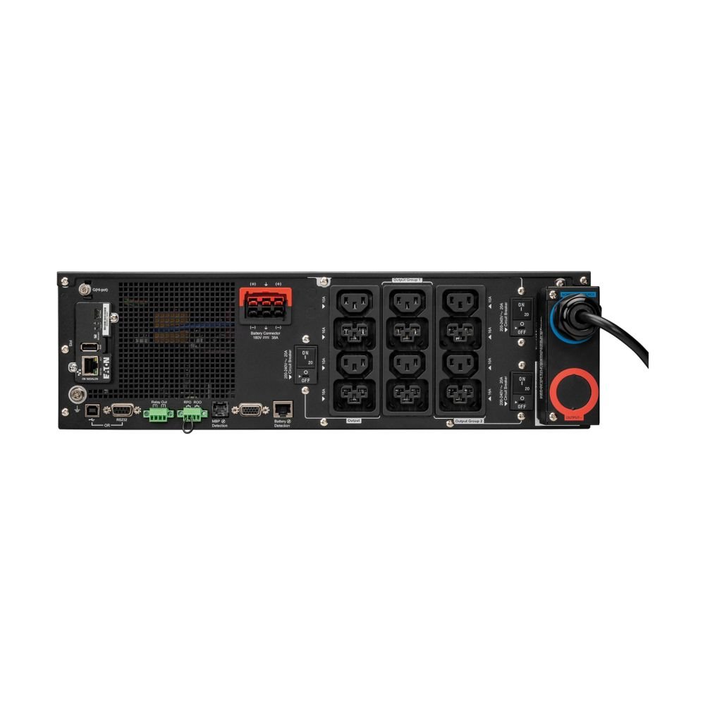 EATON UPS 9PX 5000i RT3U HotSwap Netpack G2, On-line, Rack 3U/Tower, 5kVA/5kW, svork. + výstup 6/6x IEC C13/C39, LAN