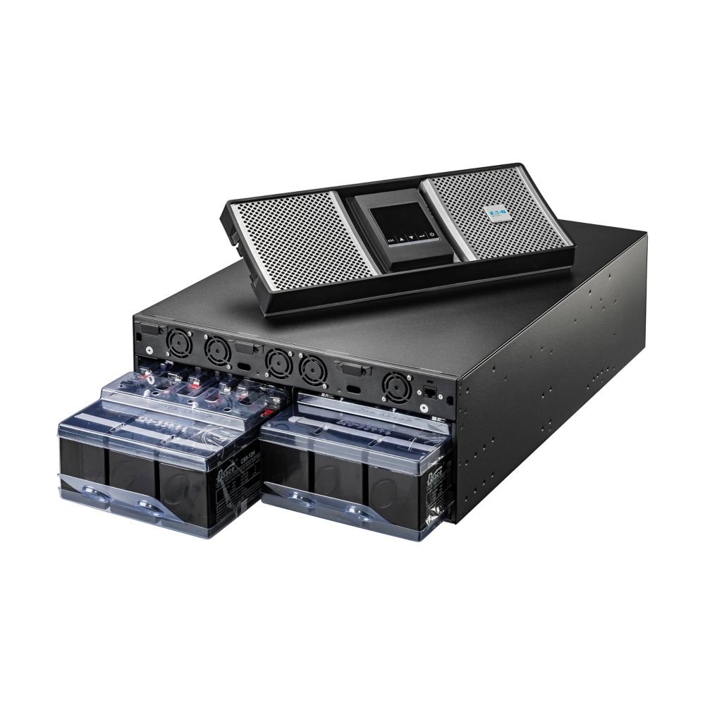 EATON UPS 9PX 8000i RT4U Netpack G2, On-line, Rack 4U/Tower, 8kVA/8kW, svorkovnice + výstup 8/8x IEC C13/C39, USB, LAN