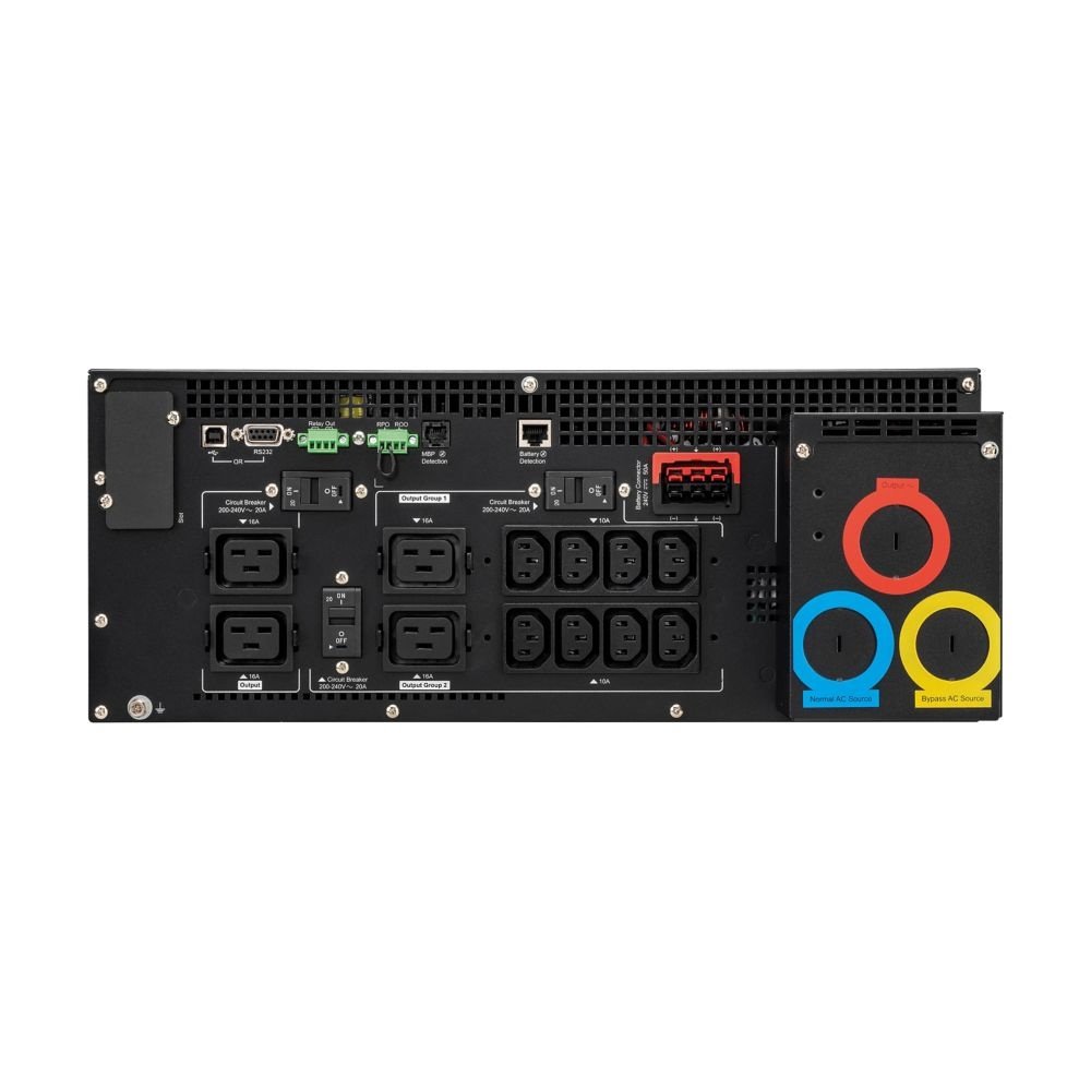 EATON UPS 9SX 8000i RT4U G2, On-line, Rack 4U/Tower, 8kVA/8kW, svorkovnice + výstup 8/4x IEC C13/C19, USB, slot pro LAN