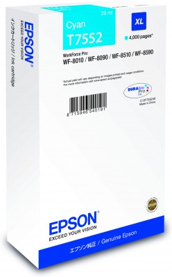 Epson inkoust WF8000 series cyan XL - 39ml