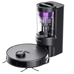 EUREKA Robotický vysavač E10S; Suchý a mokrý úklid; vysýpací stanice bezsáčková, 4kPa, 5200mAh, 180 min, LiDAR,