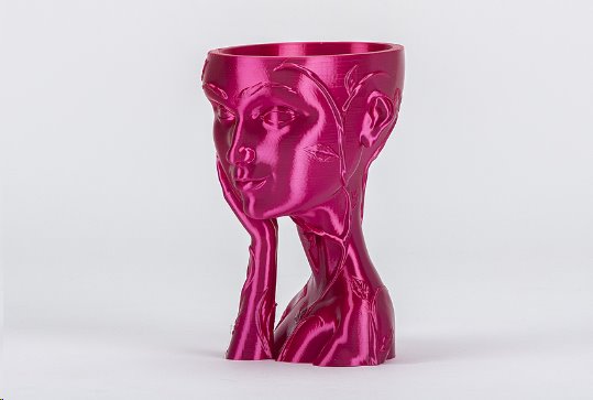Filament PM tisková struna/filament 1,75 SILK "Dark Pink" 1 kg