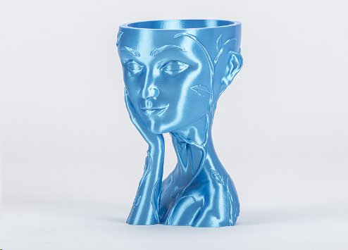 Filament PM tisková struna/filament 1,75 SILK "Sky Blue" 1 kg