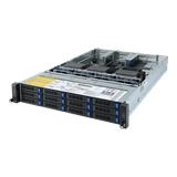 Gigabyte server R282-Z93 2xSP3 (7002), 32x DDR4 DIMM,12x 3,5/4xNVMe op, 3GPU opt,M.2, 2x 1GbE+2xOCP, IPMI, 2x 2000Wp