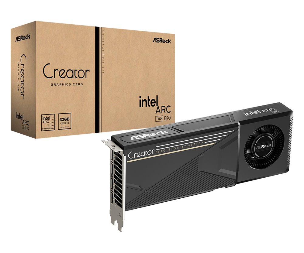 GPU Asrock Intel Arc Pro B70 Creator 32G GDDR6