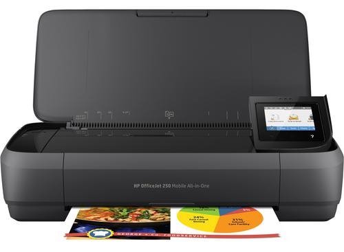 HP All-in-one OfficeJet 250 Mobile (A4+, 10/7 ppm, USB, Wi-Fi, Bluetooth, PRINT/SCAN/COPY, duplex)