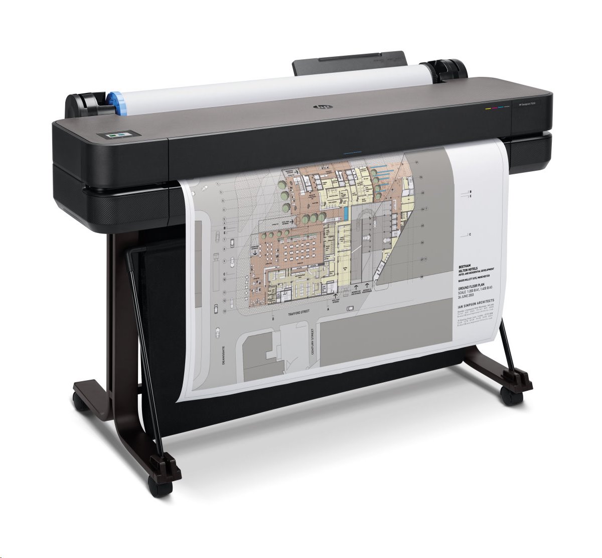 HP DesignJet T630 velkoformátová tiskárna - 36" 1200 dpi, LAN/WiFi/USB, šířka média 914mm