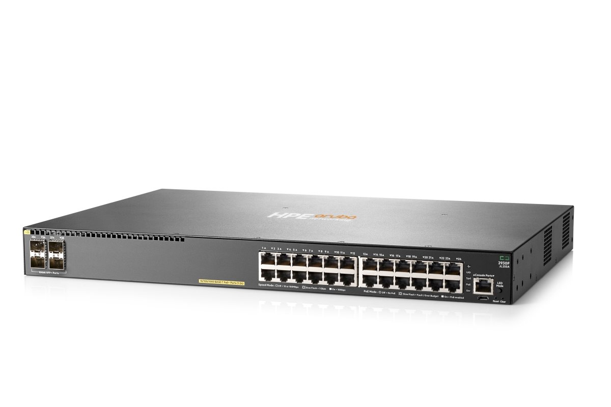 HPE NW Switch 2930F 24G PoE+ 4SFP+ 370W