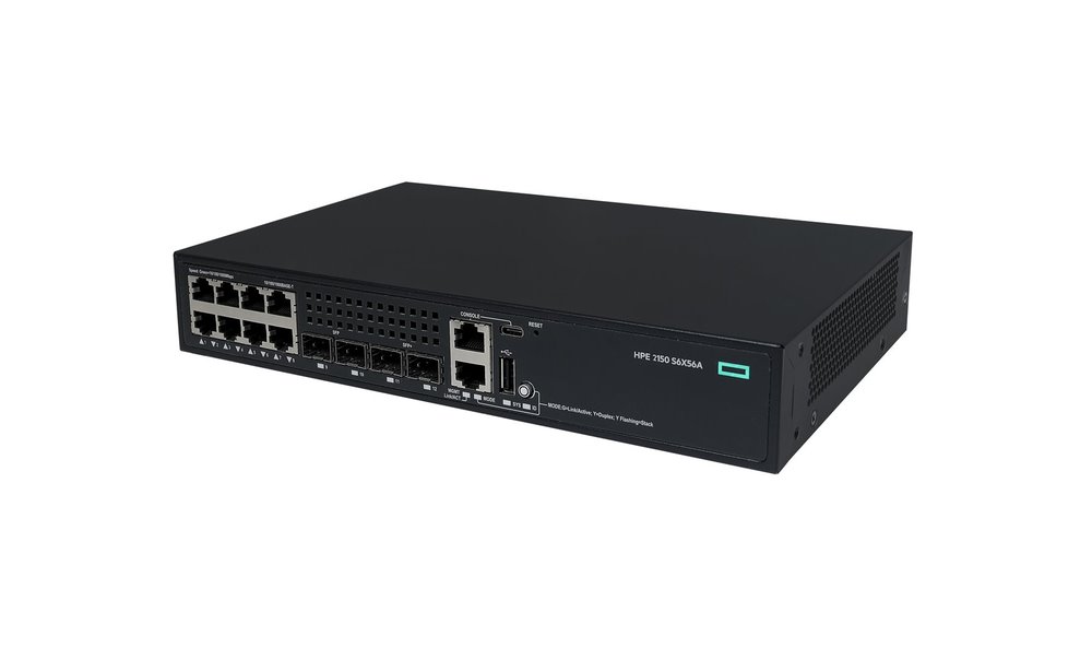 HPE NW Switch CW 2150 8G 2SFP 2SFP+