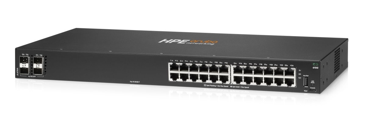 HPE NW Switch CX 6100 24G 4SFP+