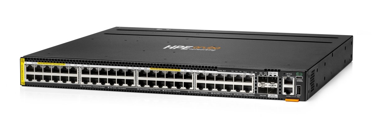 HPE NW Switch CX 6300L 48SR5 CL8/6 2SFP56 2SFP28